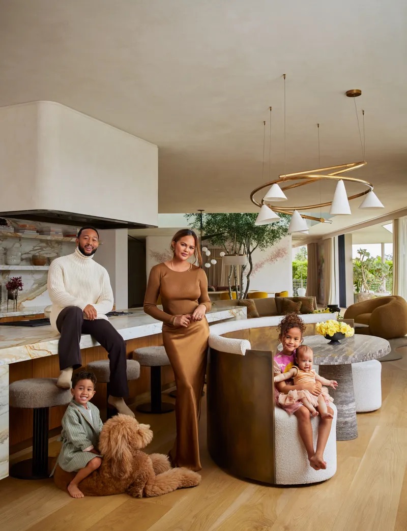 Varázslatos családi otthonban él a sztárpár Chrissy Teigen és John Legend